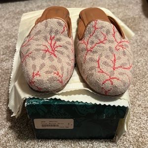 Stubbs and Wootten vine pattern mules